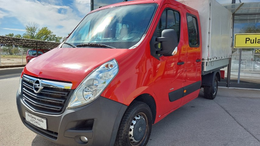 RABLJENO VOZILO OPEL MOVANO CREW CAB L2H1 DROPSIDE 2.3 DT Mehanički mjenjač DIESEL 223932