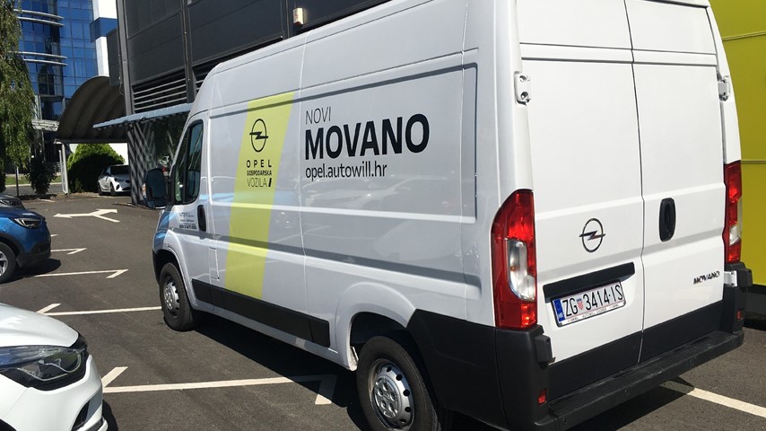 RABLJENO VOZILO OPEL MOVANO PANEL VAN L2H2 BLUEHDi 2,2D MT6 Mehanički mjenjač DIESEL 81082